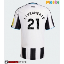 Moške Nogometnih dresov Newcastle United Tino Livramento #21 Domači 2025-26 Kratki rokavi